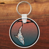 シロイルカ繭 キーホルダー (正面)