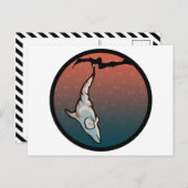 シロイルカ繭 ポストカード (正面/裏面)