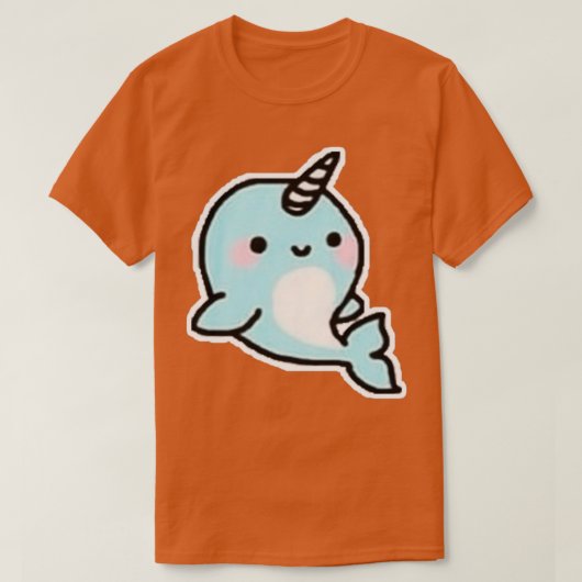 シロウシクジラ74 Tシャツ (デザイン正面)