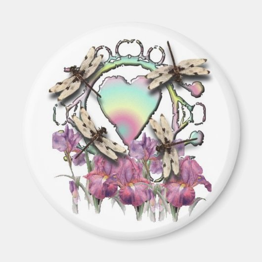 シロウバエ マグネット (正面)