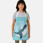 シロクジラパーソナライズされた エプロン (インサイチュ)