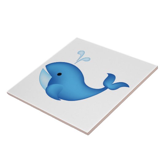 シロクジラ タイル (側面)