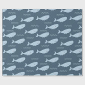 シロクジラ ラッピングペーパー (フラット)