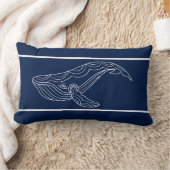 シロクジラ ランバークッション (ブランケット)