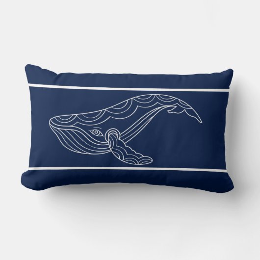 シロクジラ ランバークッション (正面)