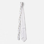 シロクマが雪を突き出す ネクタイ (裏面)