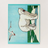 シロクマとカモメ ジグソーパズル (縦)