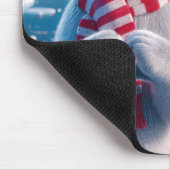 シロクマとハート マウスパッド (コーナー)