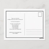 シロクマとバニーの水の色を一緒に単独 ポストカード (裏面)