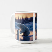 シロクマとペンギン コーヒーマグカップ (正面左)