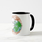 シロクマと地球 マグカップ (正面右)