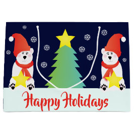 シロクマのウィンシー ラージペーパーバッグ