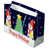 シロクマのウィンシー ラージペーパーバッグ (正面アングル)