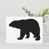 シロクマのシルエット (スタンド正面)