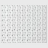 シロクマの氷解 ラッピングペーパー (フラット)