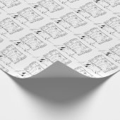 シロクマの氷解 ラッピングペーパー (角)