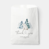 シロクマの赤ちゃんシャワー フェイバーバッグ (正面)