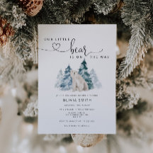 シロクマの赤ちゃんシャワー