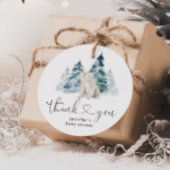 シロクマの赤ちゃん感謝していシャワーあなた フェイバータグ