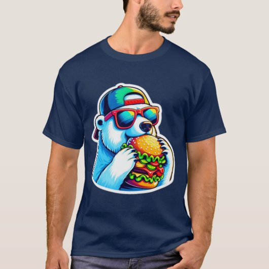 シロクマの饗宴 Tシャツ (正面)