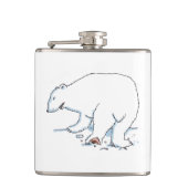 シロクマ包まれたフラスコ フラスク (正面)