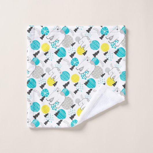 シロクマ ウォッシュタオル (ウォッシュタオル)