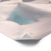 シロクマ、ウルソマリティムス、ザラフな氷 ポスター (角)