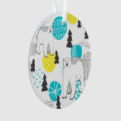 シロクマ オーナメント (正面)