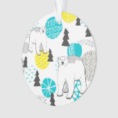 シロクマ オーナメント (正面)