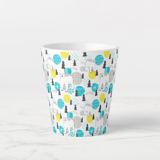 シロクマ カフェラテマグ (正面)