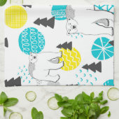 シロクマ キッチンタオル (折り畳み)