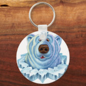 シロクマ キーホルダー (正面)