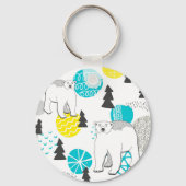 シロクマ キーホルダー (正面)