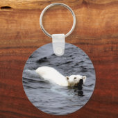 シロクマ キーホルダー (正面)