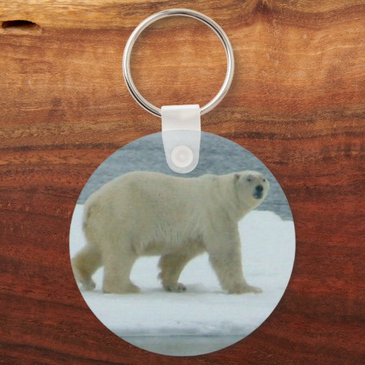 シロクマ キーホルダー (正面)