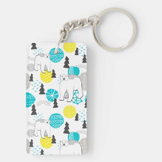 シロクマ キーホルダー (裏面)