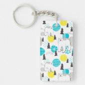 シロクマ キーホルダー (正面)