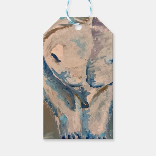 シロクマ ギフトタグ (正面)