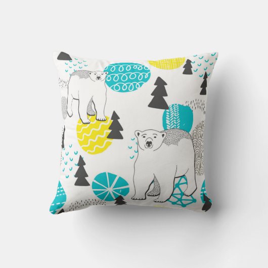 シロクマ クッション (裏面)