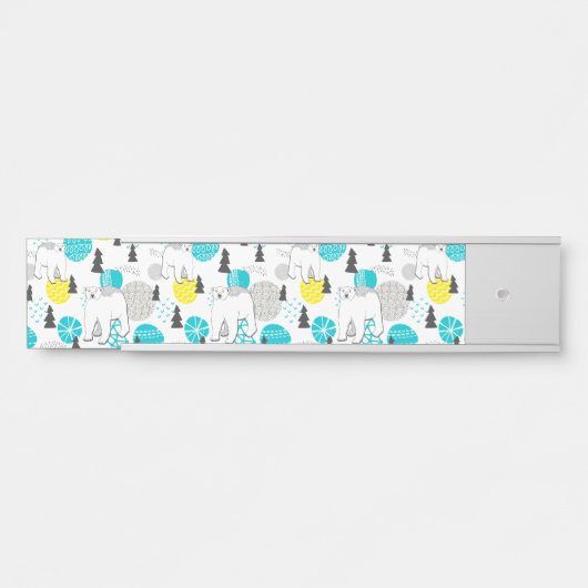 シロクマ サインプレート (正面)