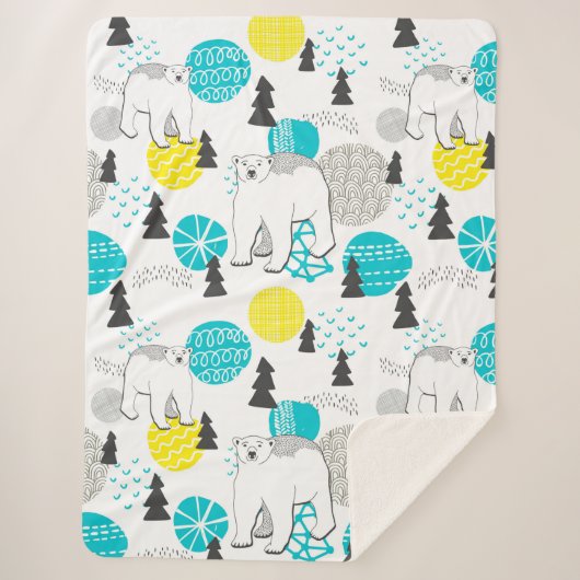 シロクマ シェルパブランケット (正面)