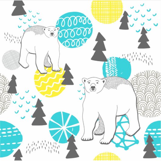 シロクマ シール (正面)