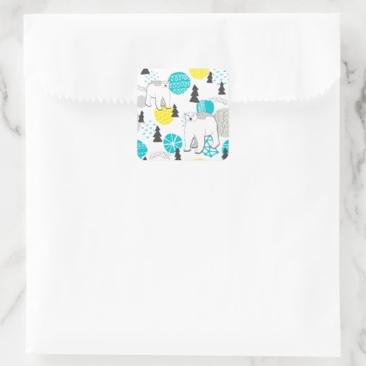 シロクマ スクエアシール (バッグ)