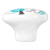 シロクマ セラミックノブ (側面)