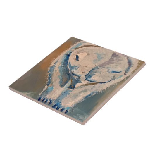 シロクマ タイル (側面)