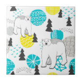 シロクマ タイル (正面)