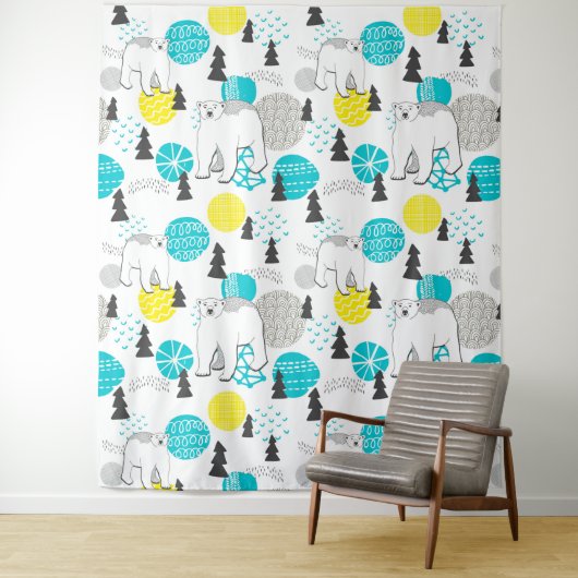 シロクマ タペストリー (インサイチュ)