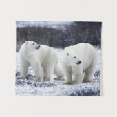 シロクマ タペストリー (正面(横))