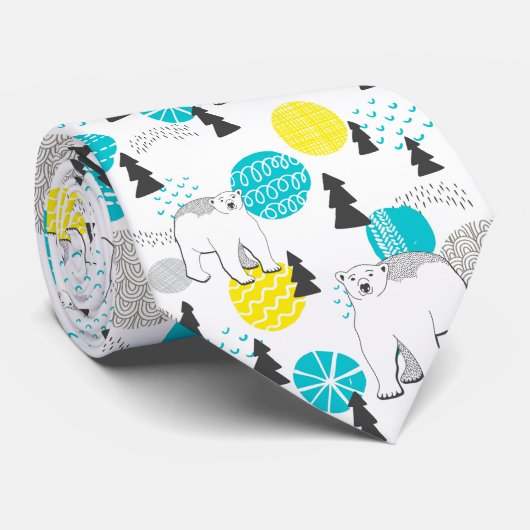 シロクマ ネクタイ (ロール)