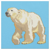 シロクマ ファブリック (クローズアップ)